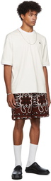 AMIRI Fleece Bandana Print Shorts