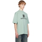 Balenciaga Green Medium Fit T-shirt