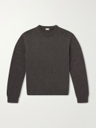 TOTEME - Camel Hair Knit Sweater - Brown