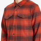 Patagonia Men's Fjord Flannel Shirt in Cascade Burnished Red