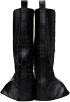 Rick Owens DRKSHDW Black Porterville Low Fetish Chelsea Boots