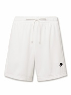 Nike - Club Flow Straight-Leg Mesh Shorts - White