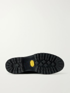 Aimé Leon Dore - Field Textured Leather-Trimmed Mesh Hiking Boots - Black