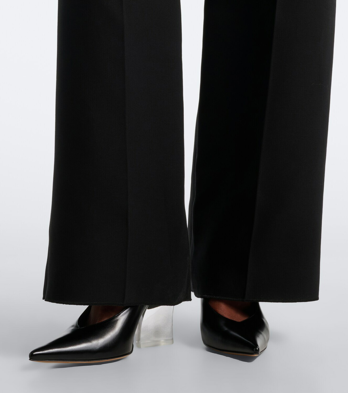 Fendi Leather wedge pumps