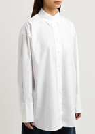 Remain BY Birger Christensen Oversized Cotton-poplin Shirt White 34 (UK6 / XS)