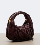 Miu Miu Wander Mini matelassé leather top-handle bag