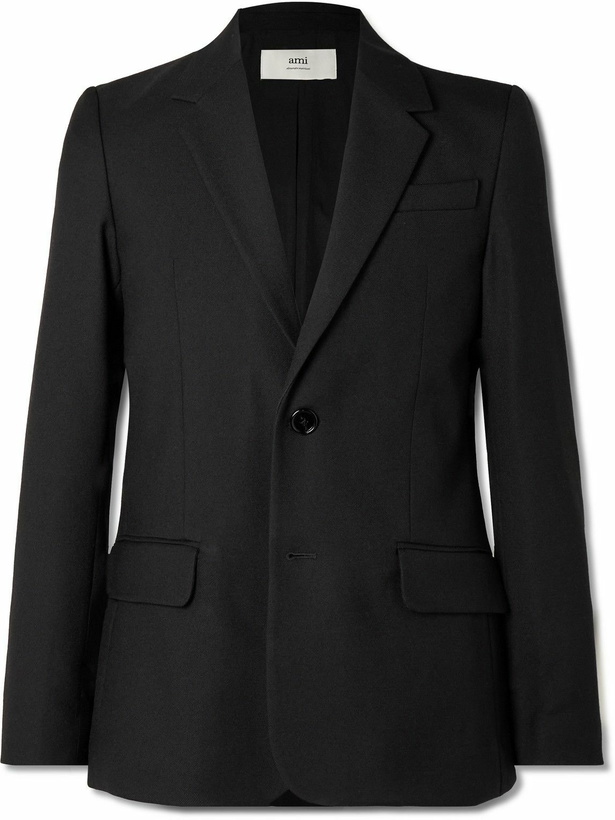 Photo: AMI PARIS - Wool-Twill Blazer - Black