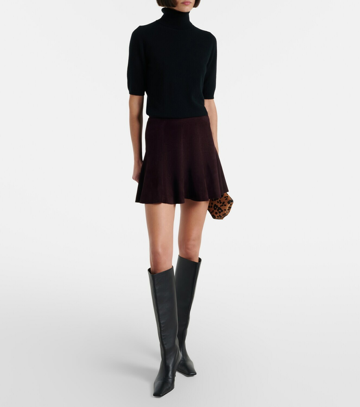 Stouls Mila suede miniskirt
