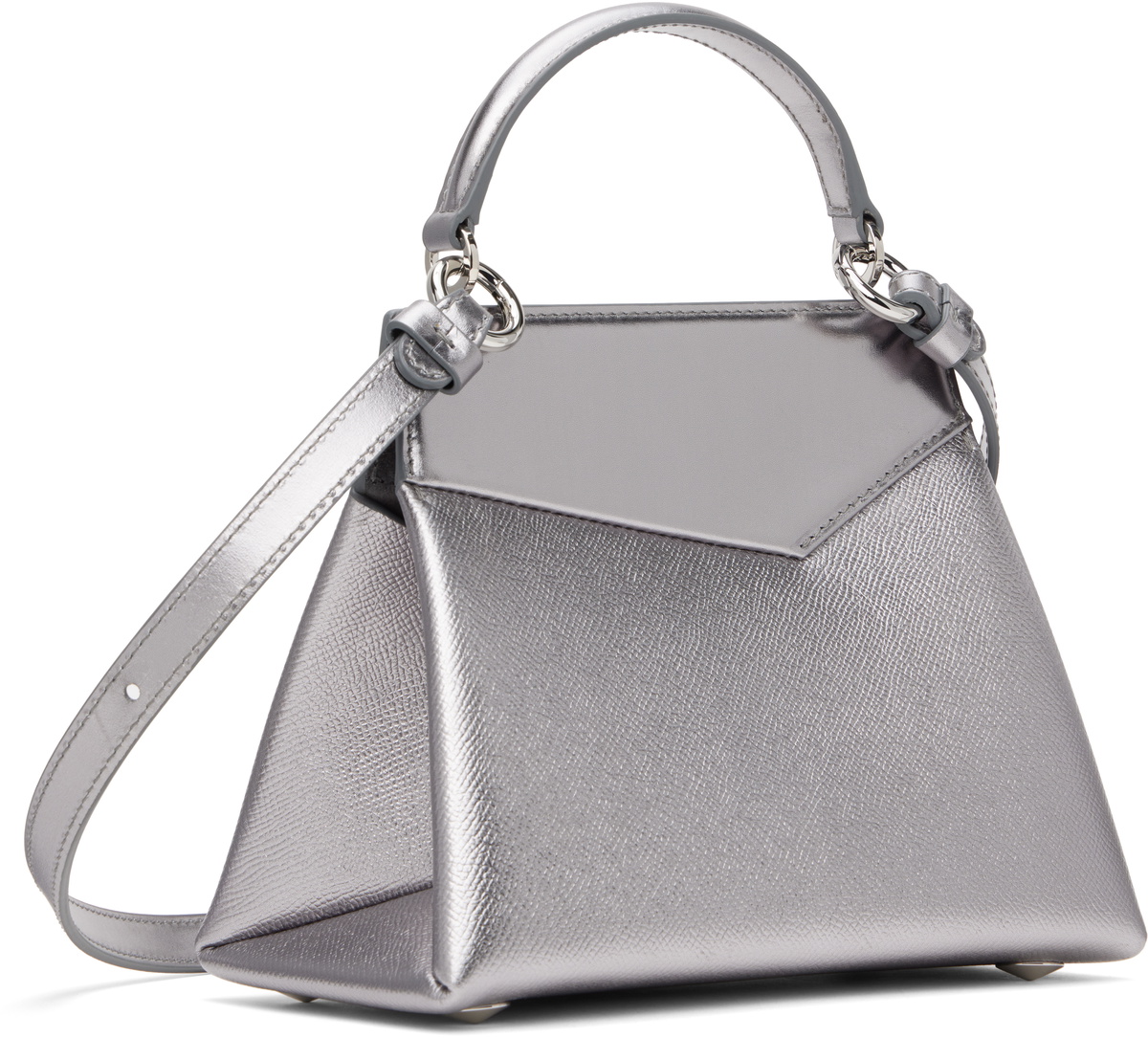 Maison Margiela Silver Snatched Small Bag Maison Margiela
