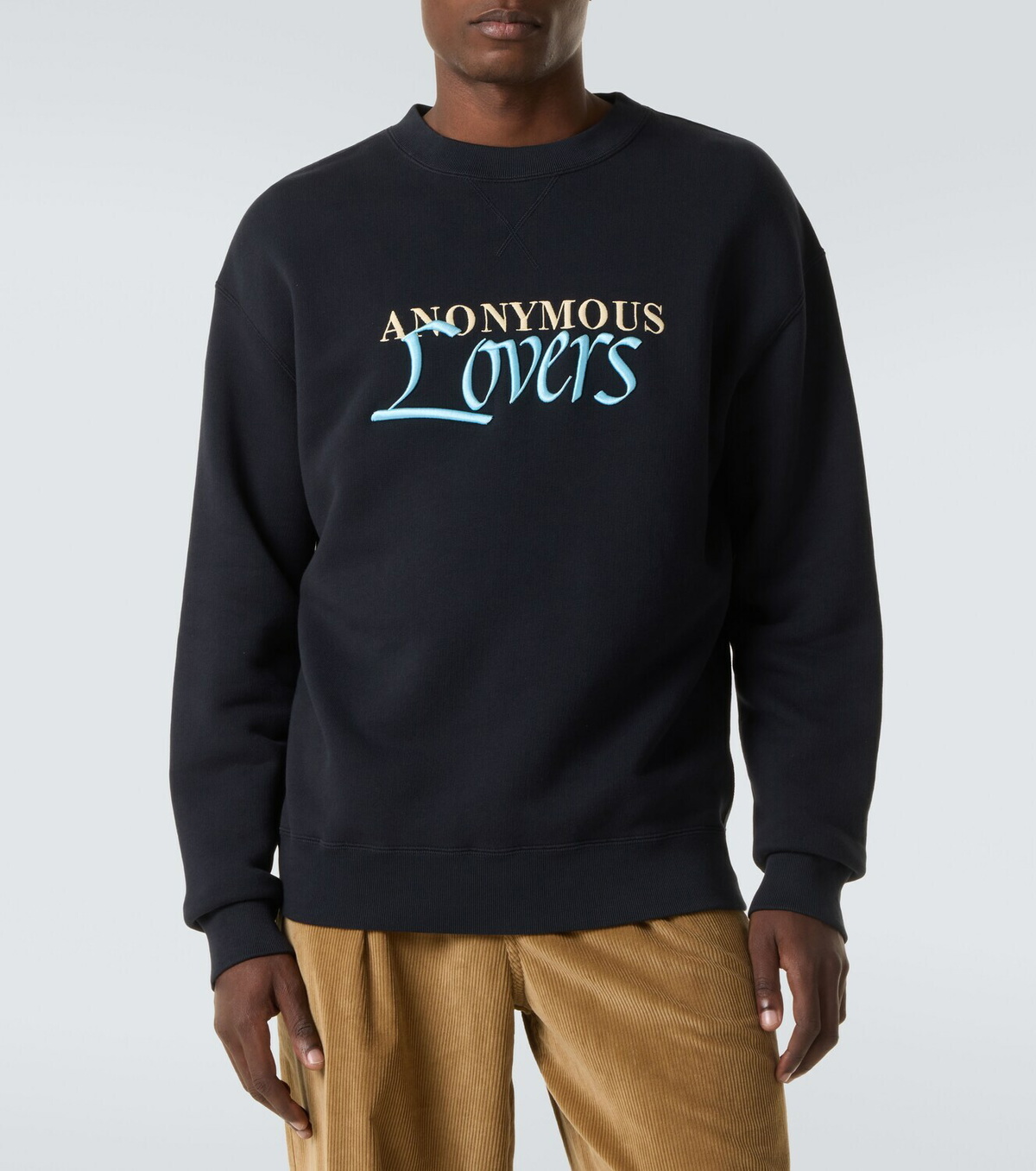 JW Anderson Anonymous Lovers embroidered sweatshirt