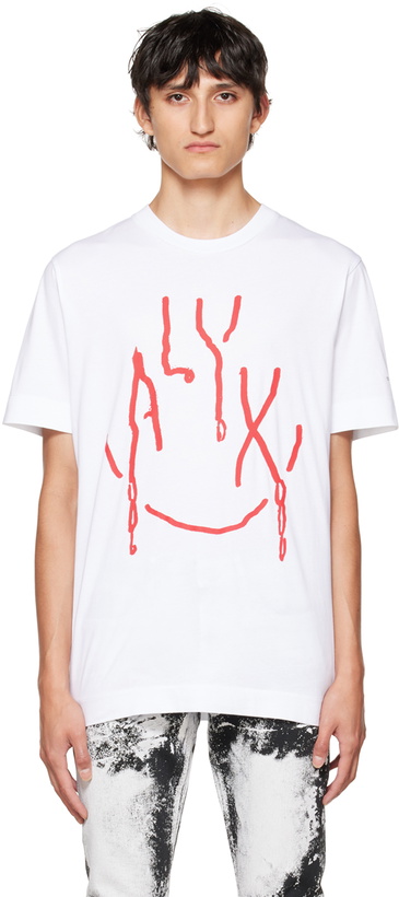 Photo: 1017 ALYX 9SM White Graphic T-Shirt