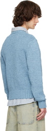 Sunflower Blue Frederik Cotton Sweater