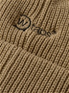 WTAPS - Logo-Embroidered Knitted Beanie