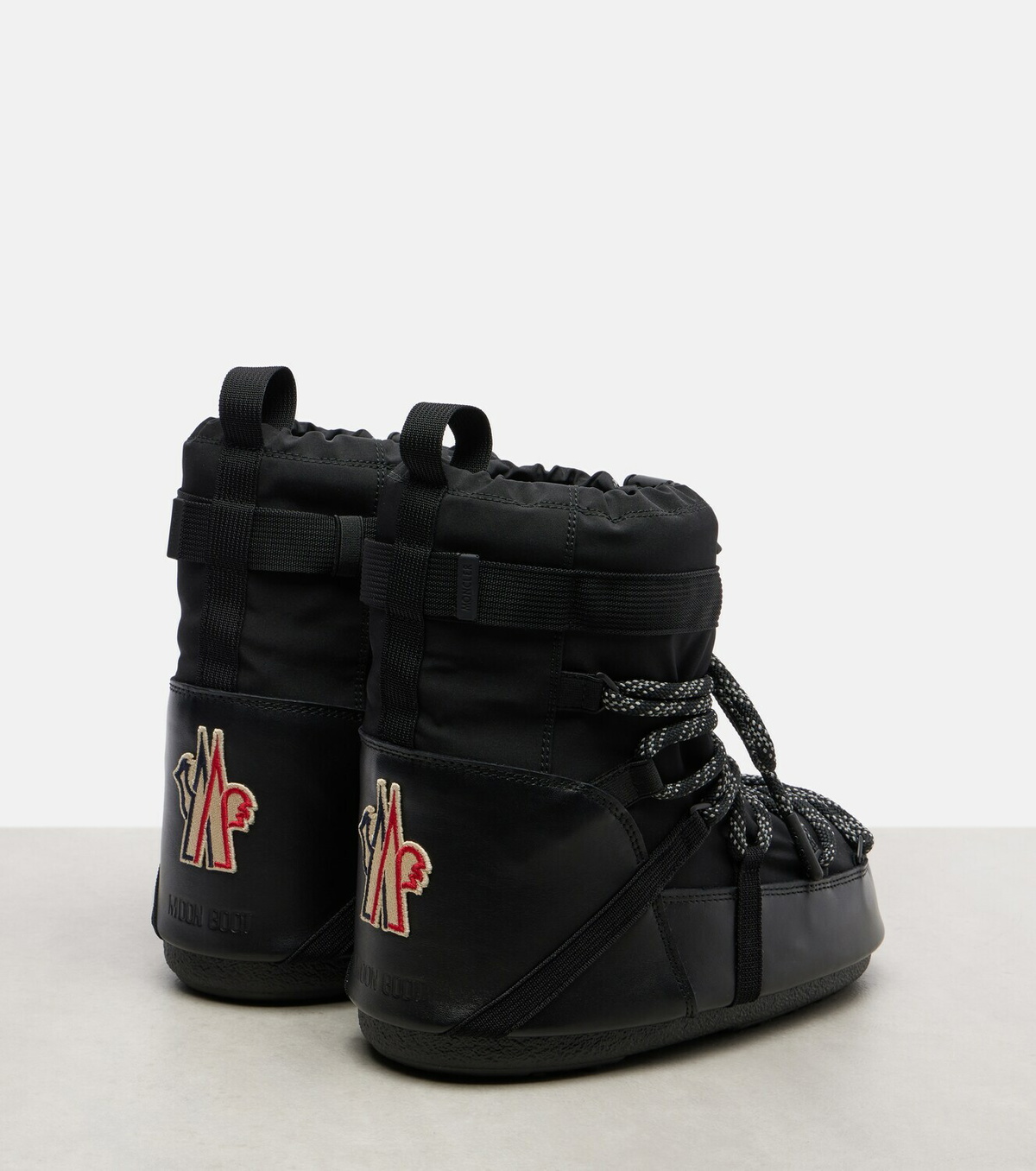 Moncler Grenoble x Moon Boot Icon Low Gaiter leather-trimmed snow boots