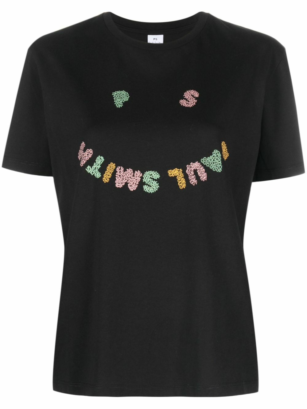 PS PAUL SMITH - Happy Logo Cotton T-shirt PS by Paul Smith