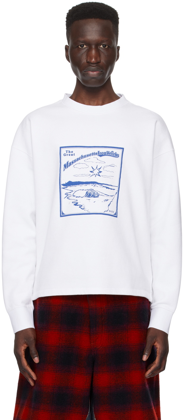 Bode Blue Vermont Keepsake Sweatshirt Bode