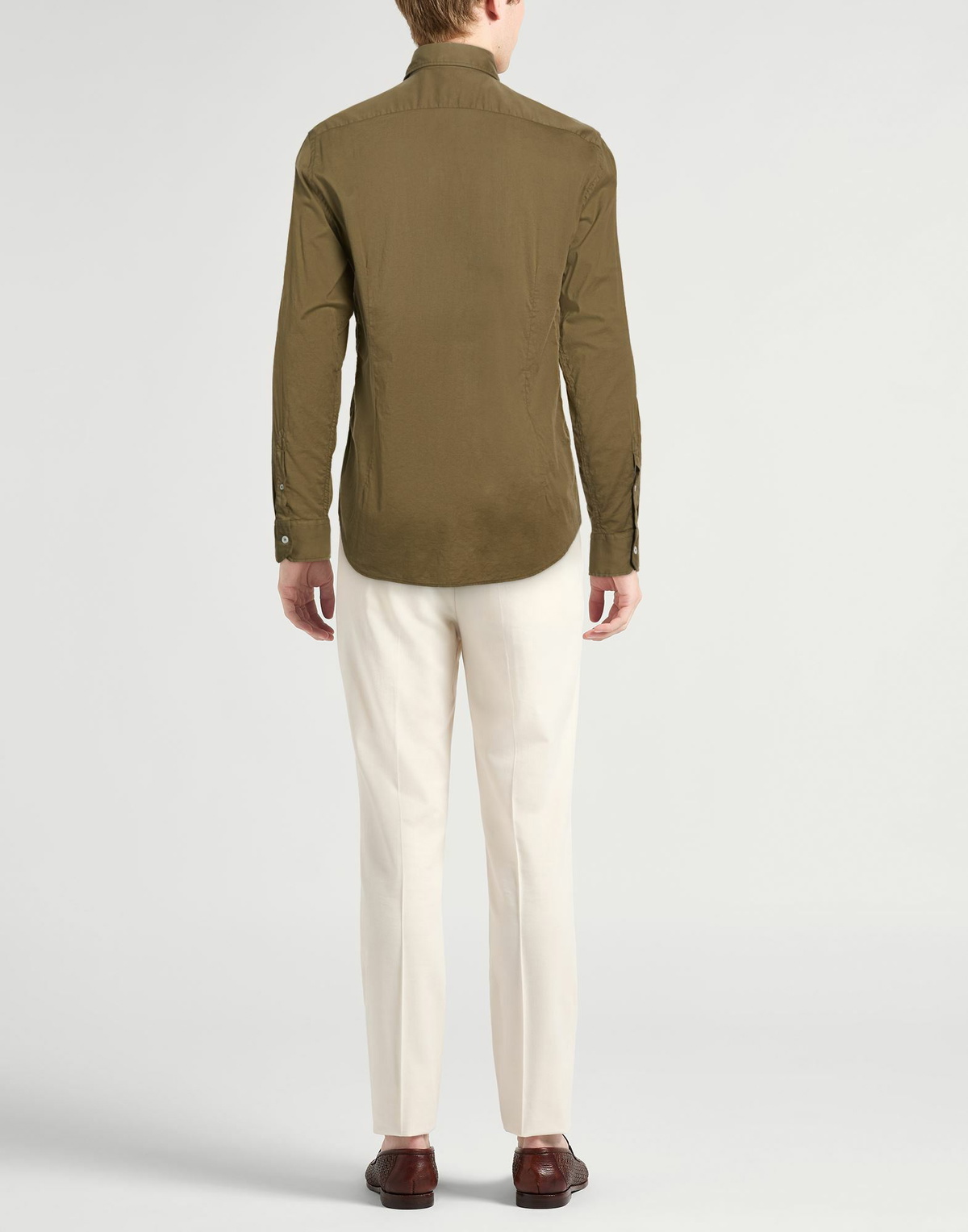 Fedeli Mens Shirt Khaki