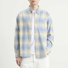 thisisneverthat Men's Flannel Check Shirt in Yellow