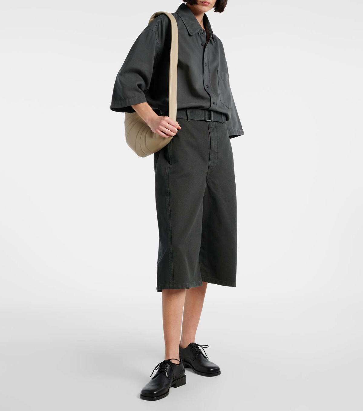 LEMAIRE 25SS ツイストショートパンツ　46 LEMAIRE Twisted Shorts | Blue | FARFETCH