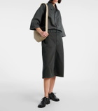 Lemaire Twisted denim shorts