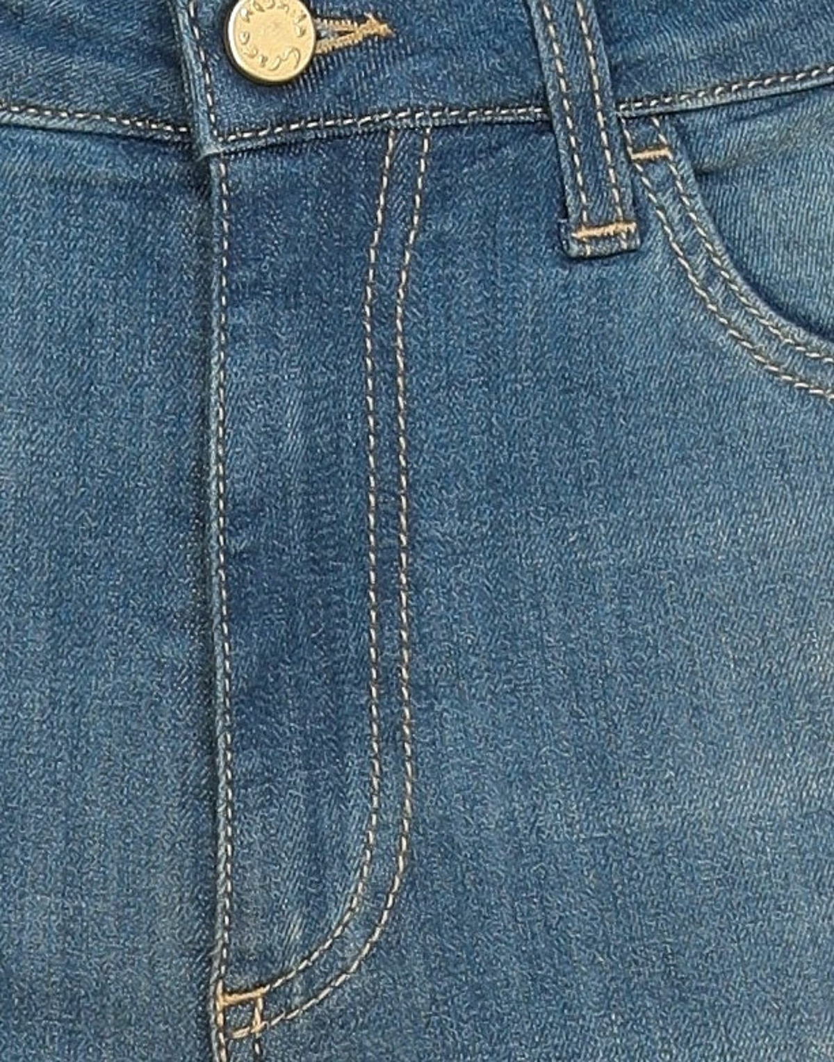 Manila Grace Womens Jeans in Blue