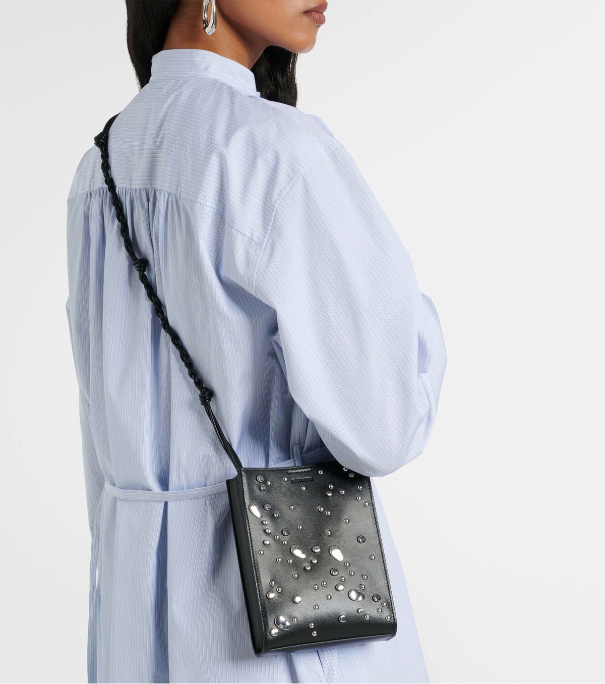ショルダーバッグ・ポシェット JIL SANDER Tangle Small studded leather shoulder bag Jil Sander Tangle Small studded leather shoulder bag Jil Sander