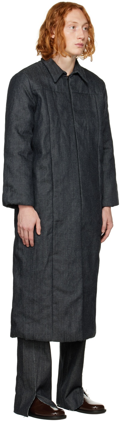 Gabriela Coll Garments SSENSE Exclusive Gray No. 156 Denim Jacket