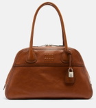 Miu Miu Vivant Medium leather bowling bag