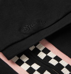 Stüssy - Julian Intarsia Cotton-Piqué Polo Shirt - Black