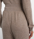 Loro Piana Cashmere and silk tapered pants