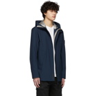 Stone Island Navy Hooded Jacket