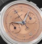 Montblanc - Heritage Pulsograph Limited Edition Automatic Chronograph 40mm Stainless Steel and Alligator Watch - Pink