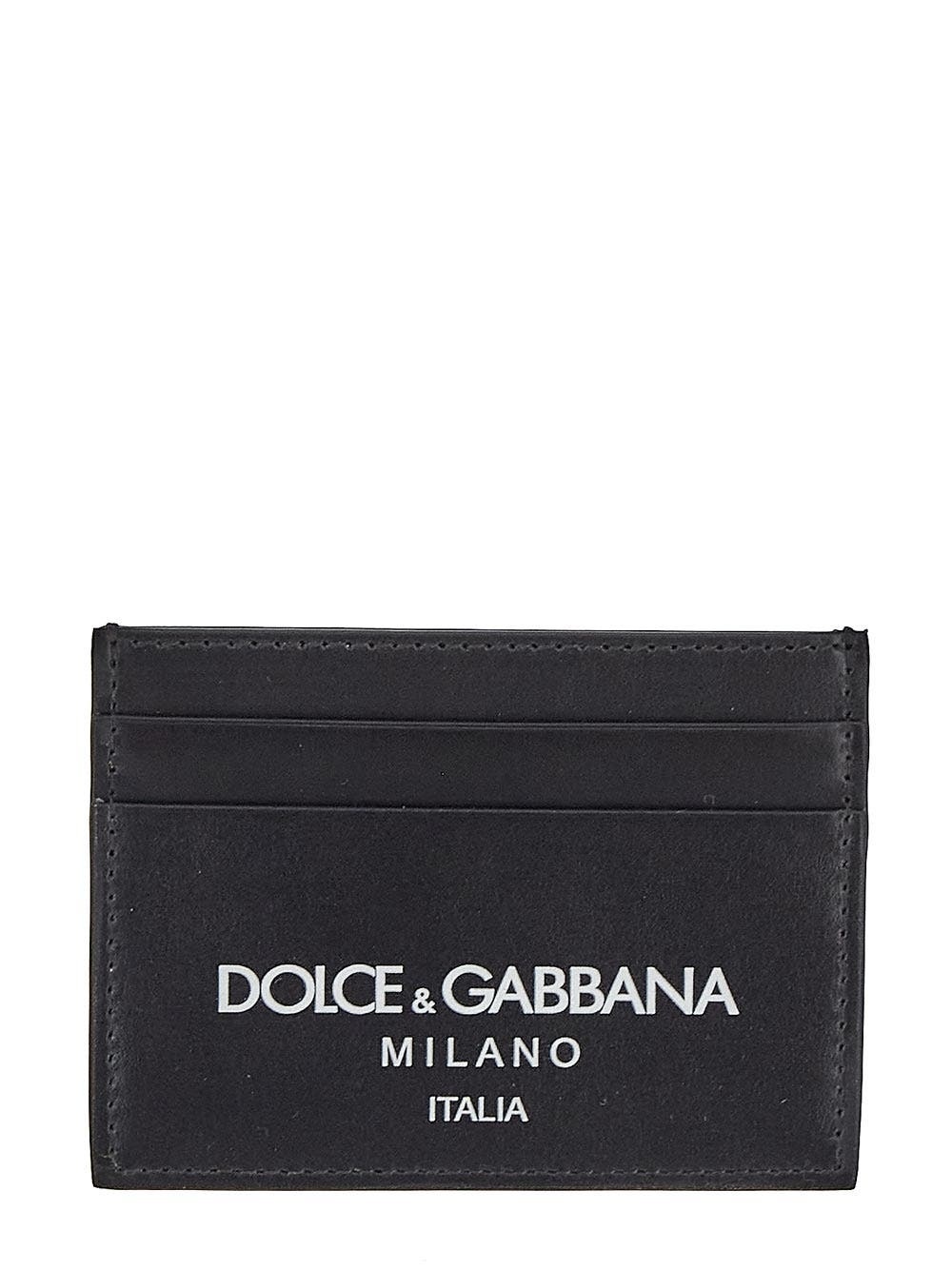 Photo: Dolce & Gabbana Logo Print Card Holder