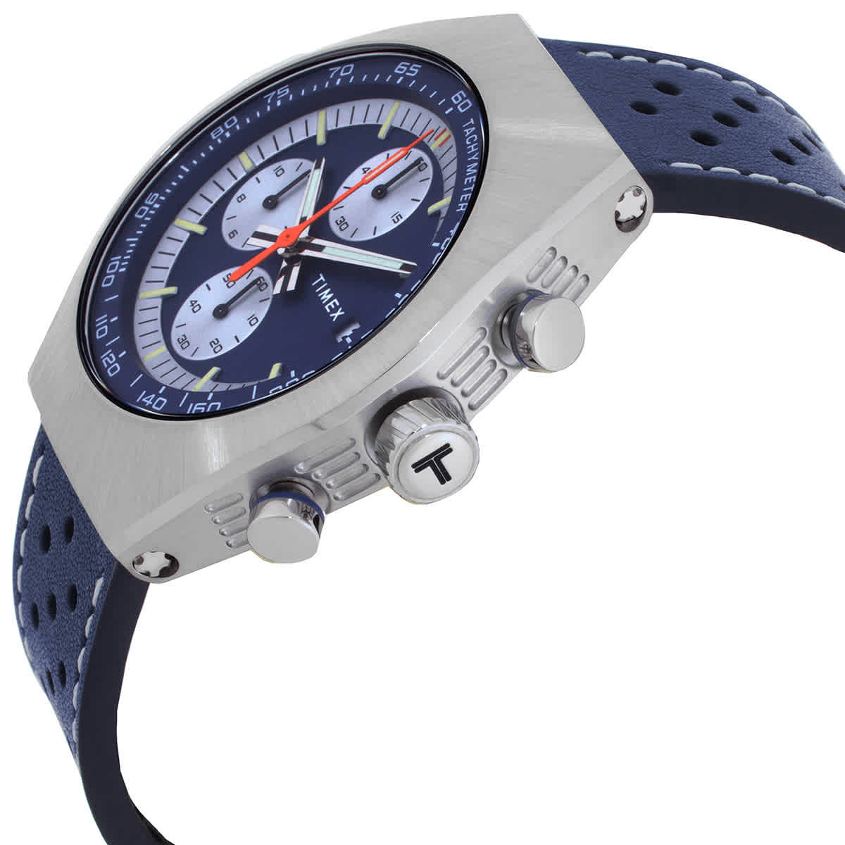 Timex Legacy Chronograph Quartz Blue Dial Mens Watch TW2W93500
