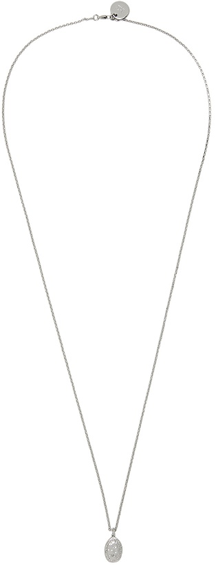 Photo: Recto Silver Mini Pendant Necklace