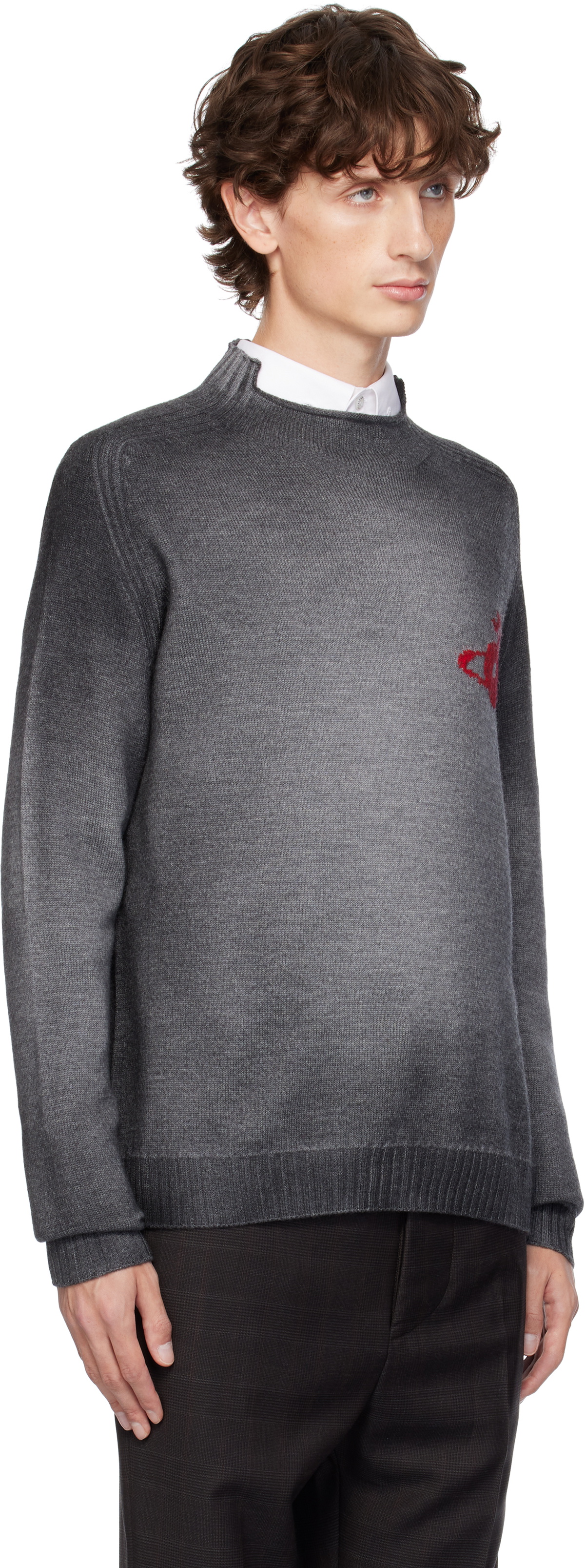 Vivienne Westwood Gray Sean Sweater Vivienne Westwood