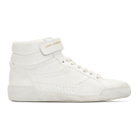 Saint Laurent White Lenny Sneakers