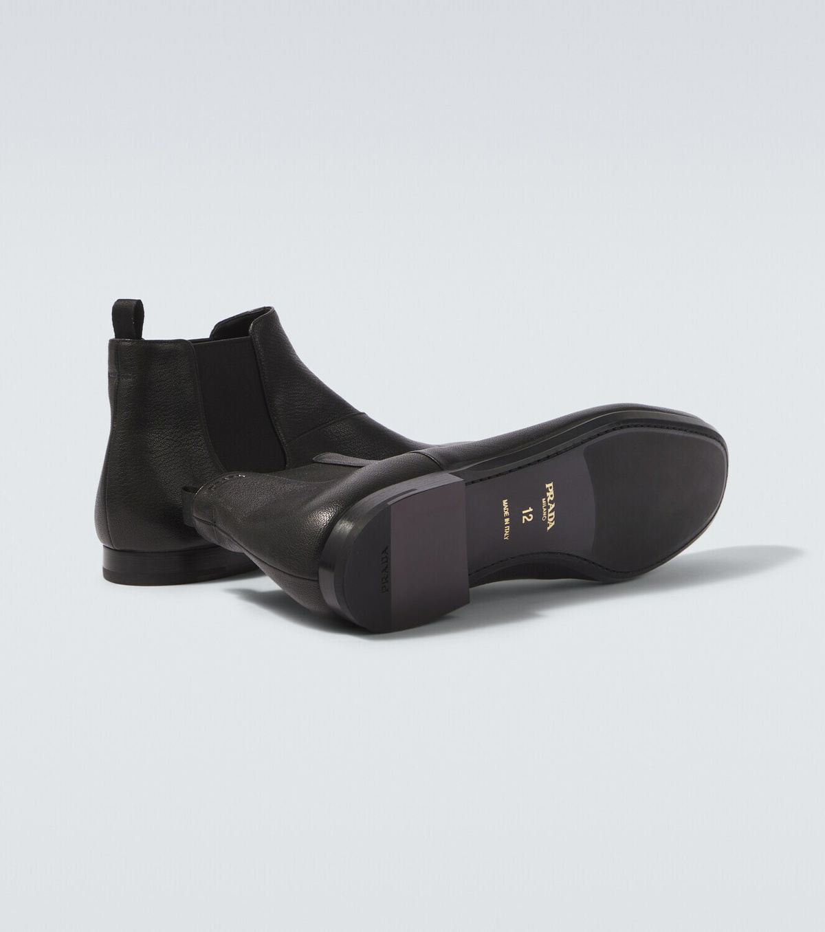 Prada Leather Chelsea boots Prada