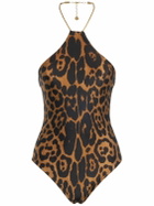 TOM FORD Leopard Print Jersey One Piece Swimsuit