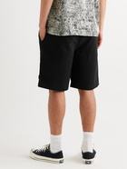 Stussy - Brushed Cotton-Twill Shorts - Black