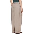 Marni Gray Pleated Trousers