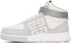 Givenchy White & Gray G4 Sneakers