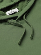 Stone Island - Logo-Appliquéd Cotton-Jersey Hoodie - Green
