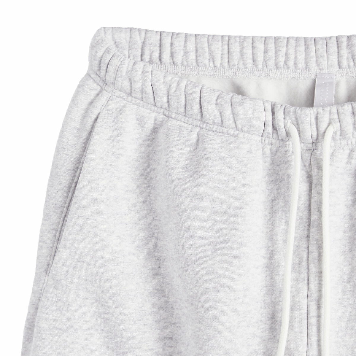 SKIMS Men's Fleece Lounge Relaxed Jogger in Light Heather Grey