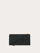 Ferragamo Mens Gancini document holder in Black