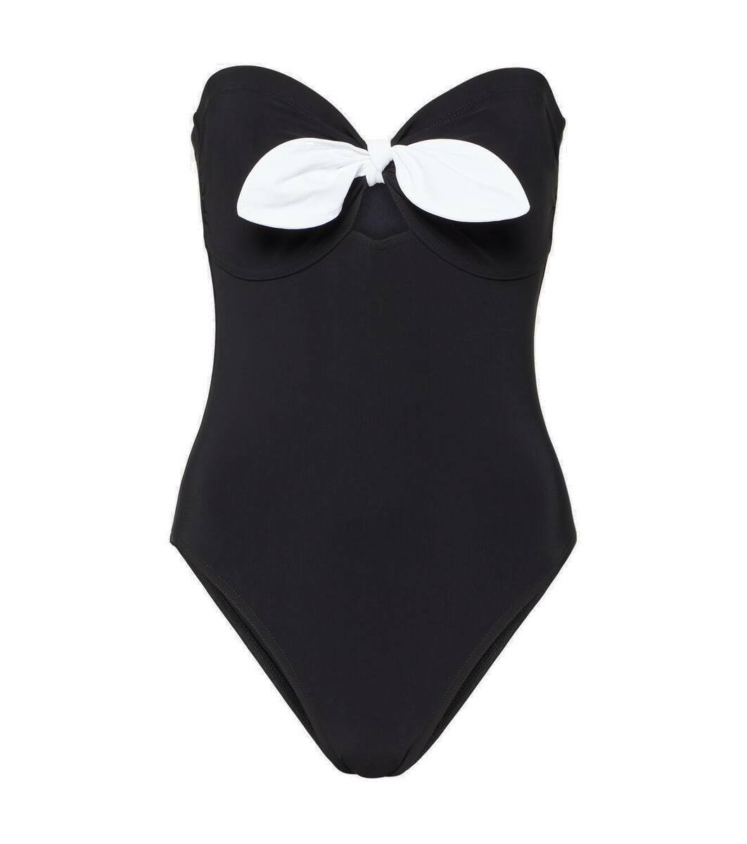 Karla Colletto Alula bow-detail bandeau swimsuit Karla Colletto