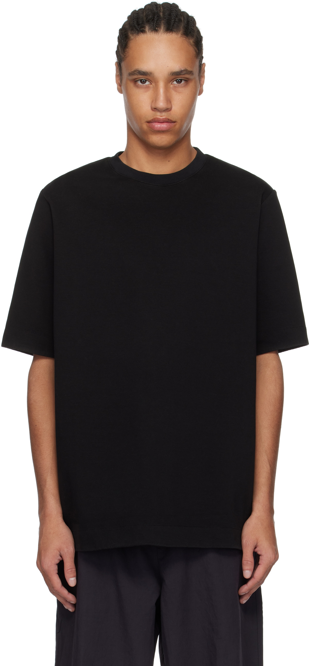 CASEY CASEY Black Felix T-shirt