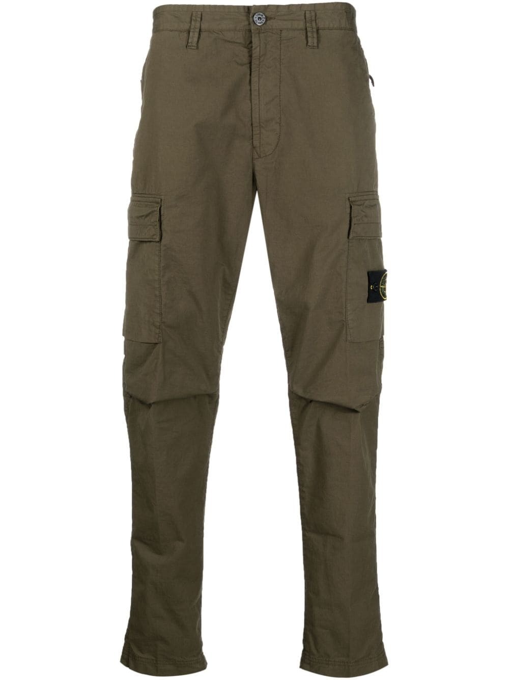 Stone Island Navy Cargo Trousers In Broken Twill Stretch Cotton in Blue for  Men | Lyst