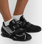 Nike Training - Romaleos 4 Ripstop and Mesh Sneakers - Black