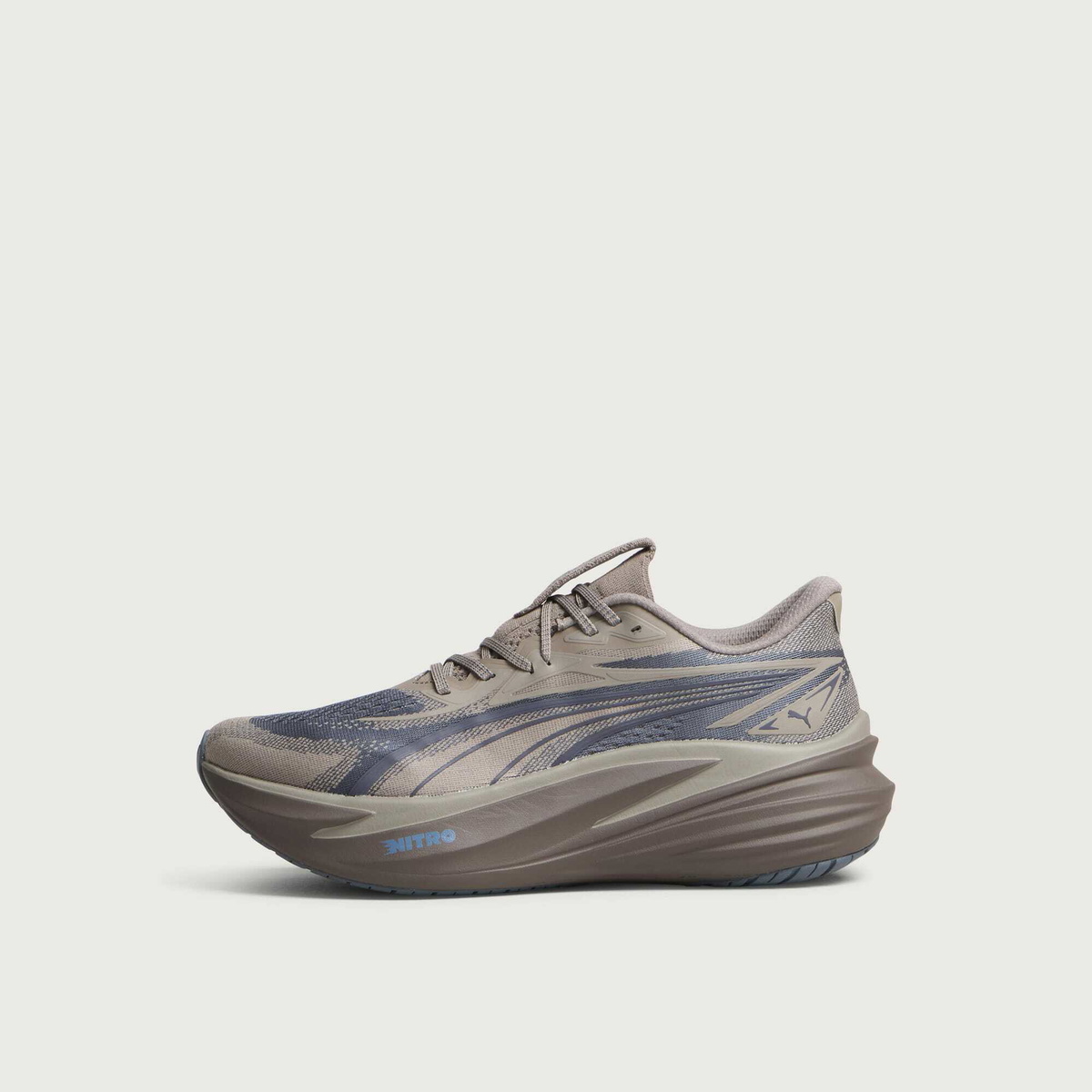 Puma Men's Magmax Nitro 2 Sneaker in Mouse Gray/Evening Blue